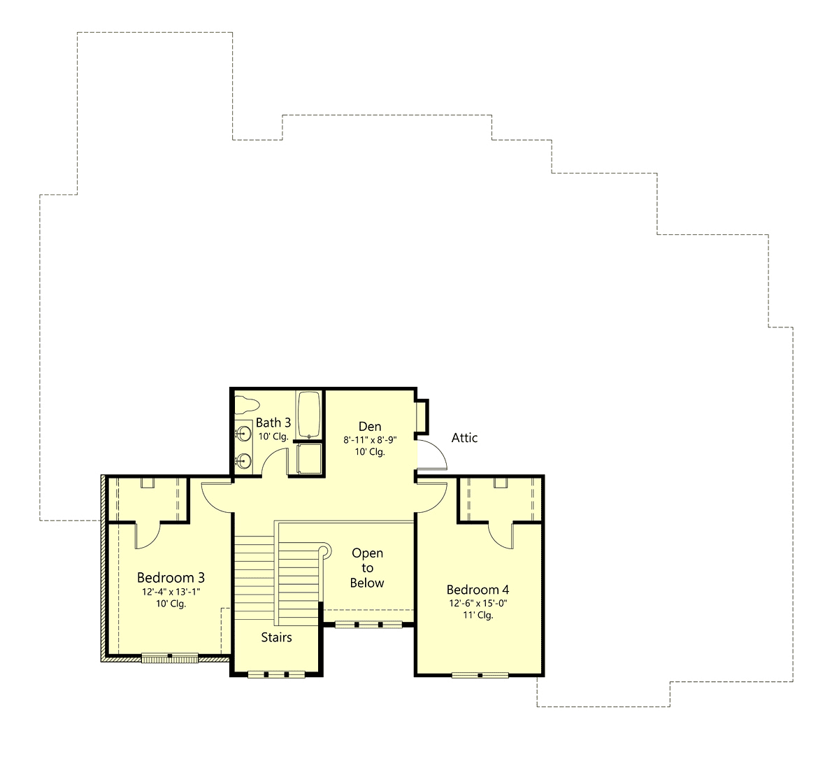 House Plan 40378 Level Two