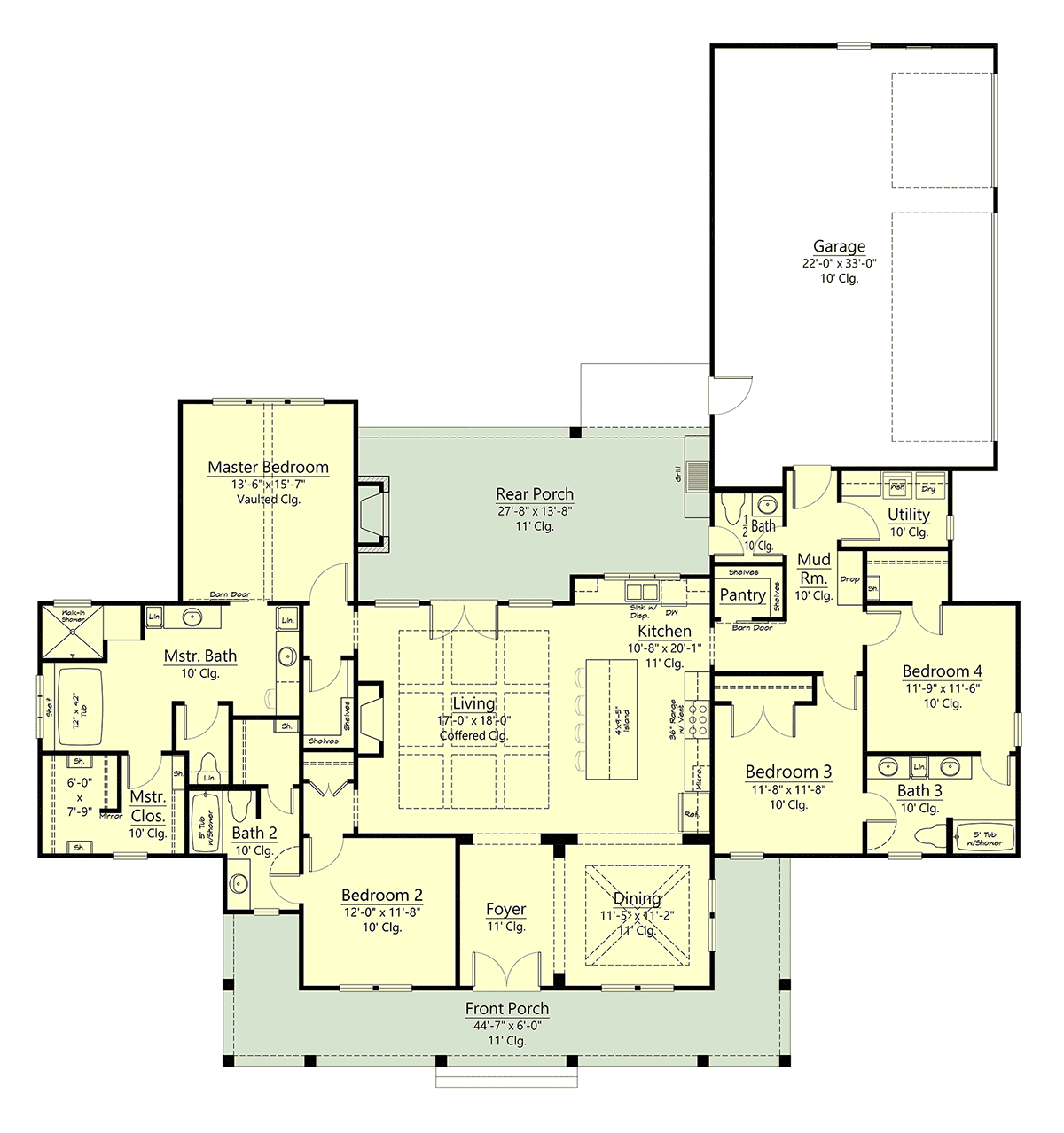 House Plan 40383 Level One