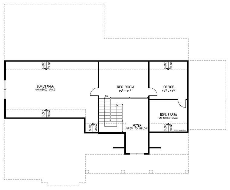 House Plan 40403 Level Two