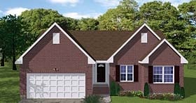 Plan 40674 - 1295 Square Feet