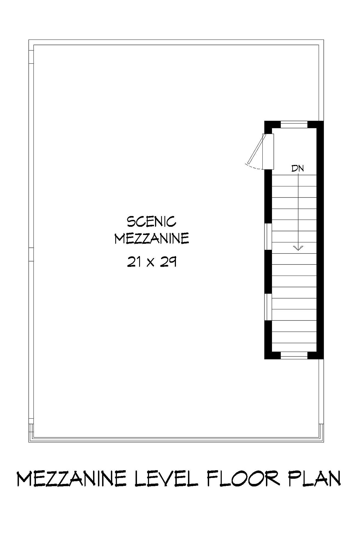 House Plan 40821 Level Three