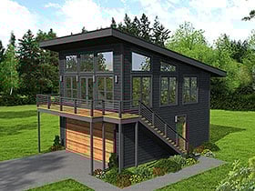 Plan 40823 - 650 Square Feet