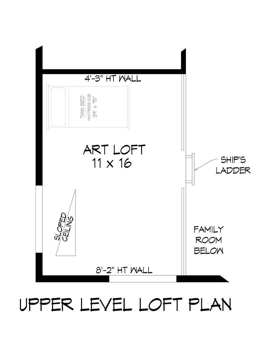 House Plan 40838 Level Three