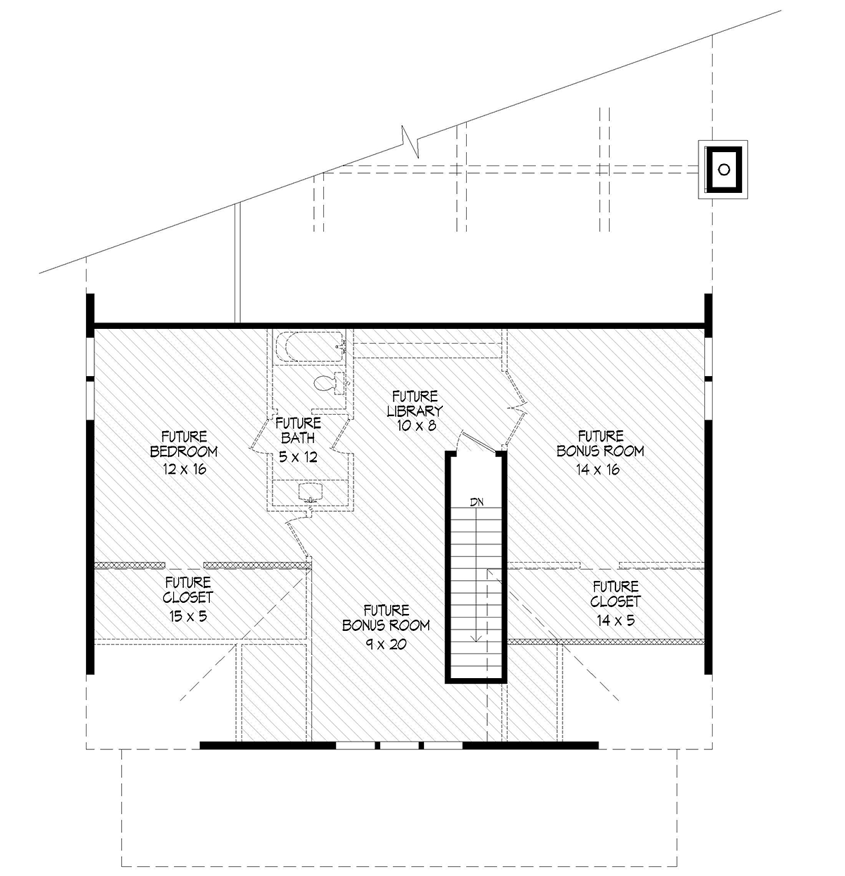 House Plan 40842 Level Two