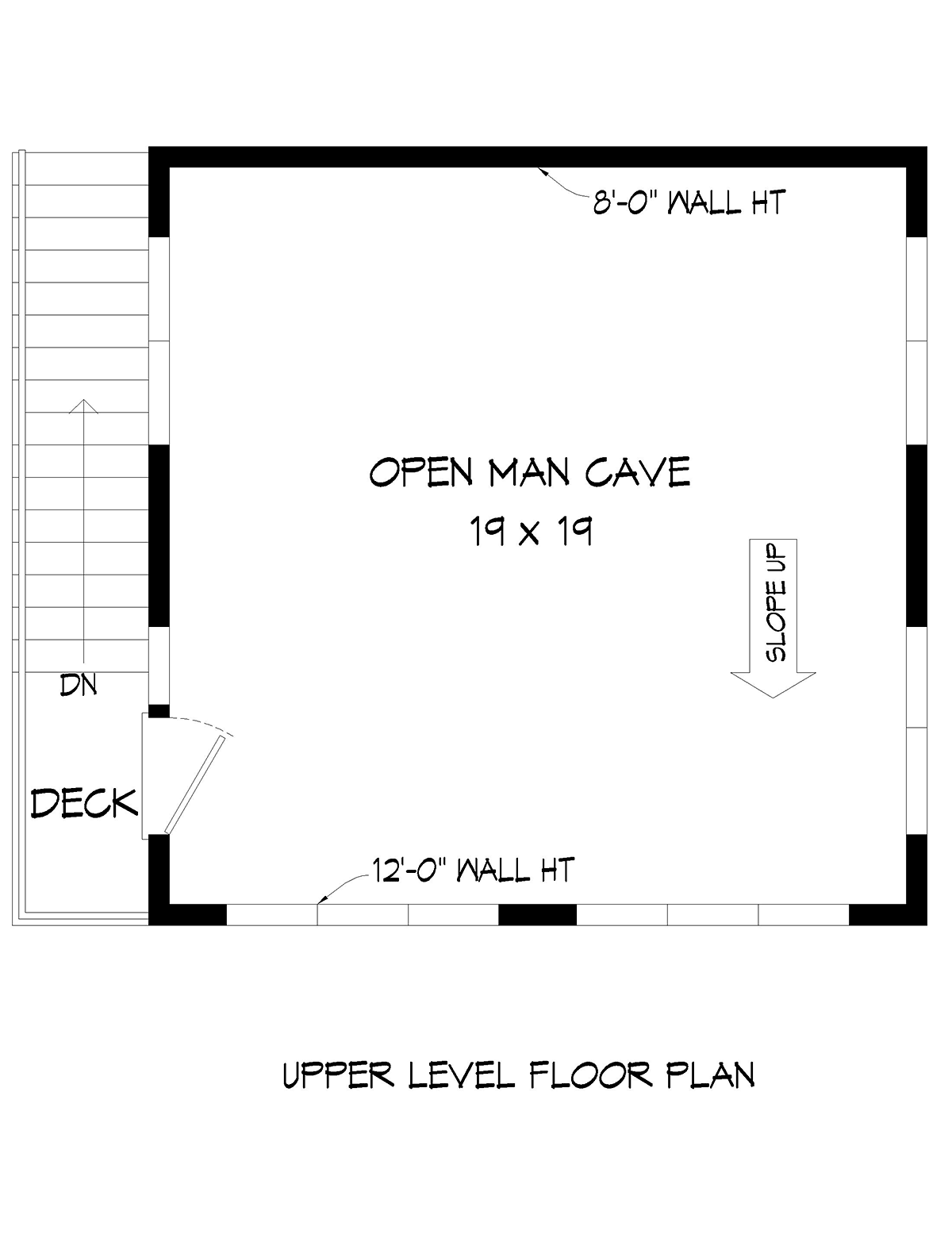 Garage Plan 40867 - 2 Car Garage Level Two