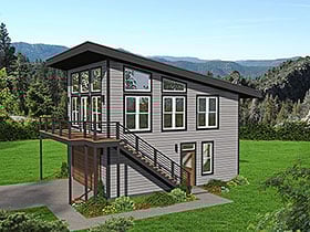 Plan 40896 - 876 Square Feet