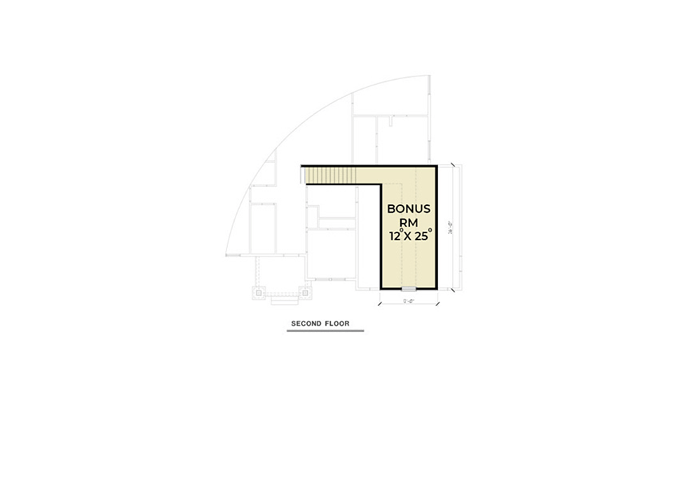 House Plan 40949 Level Two