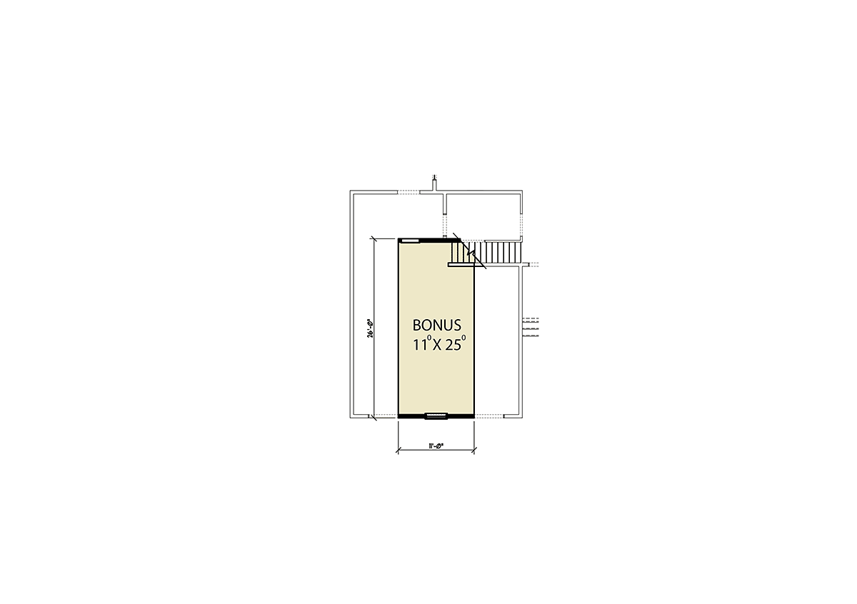 House Plan 40952 Level Two