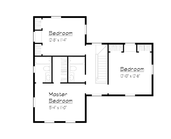 House Plan 41014 Level Two