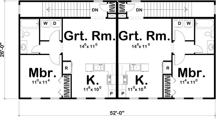 Multi-Family Plan 41113 Level Two