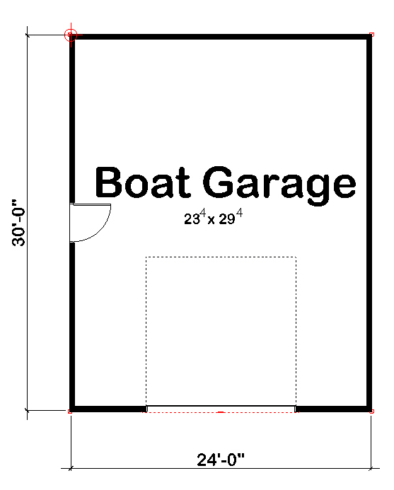 Garage Plan 41135 - 1 Car Garage Level One