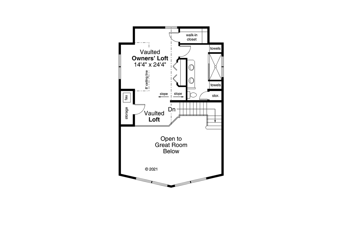 House Plan 41336 Level Two
