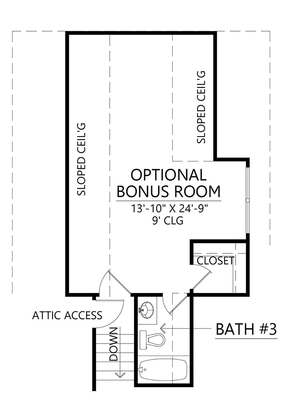 House Plan 41400 Level Two