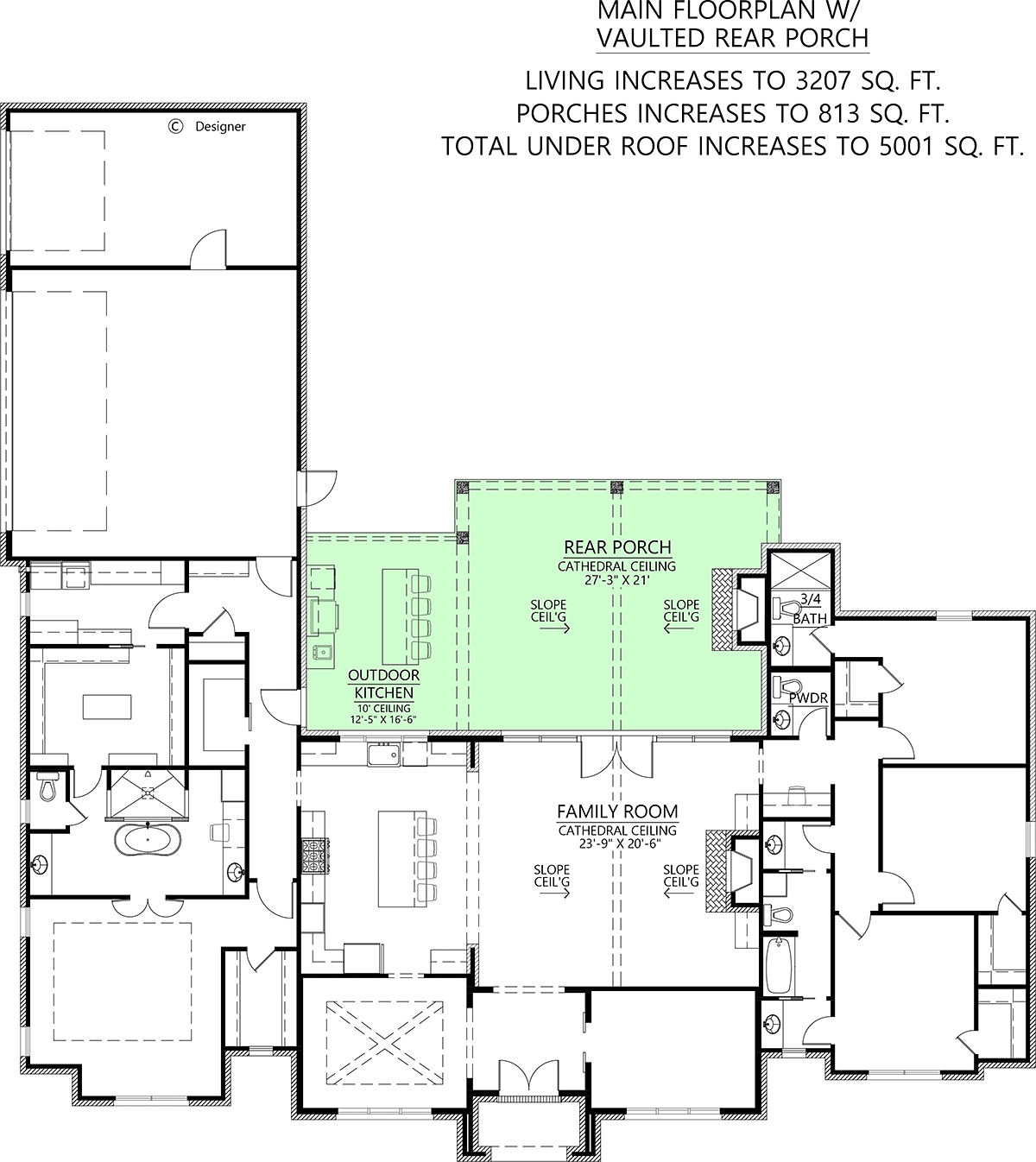 House Plan 41408 Alternate Level One