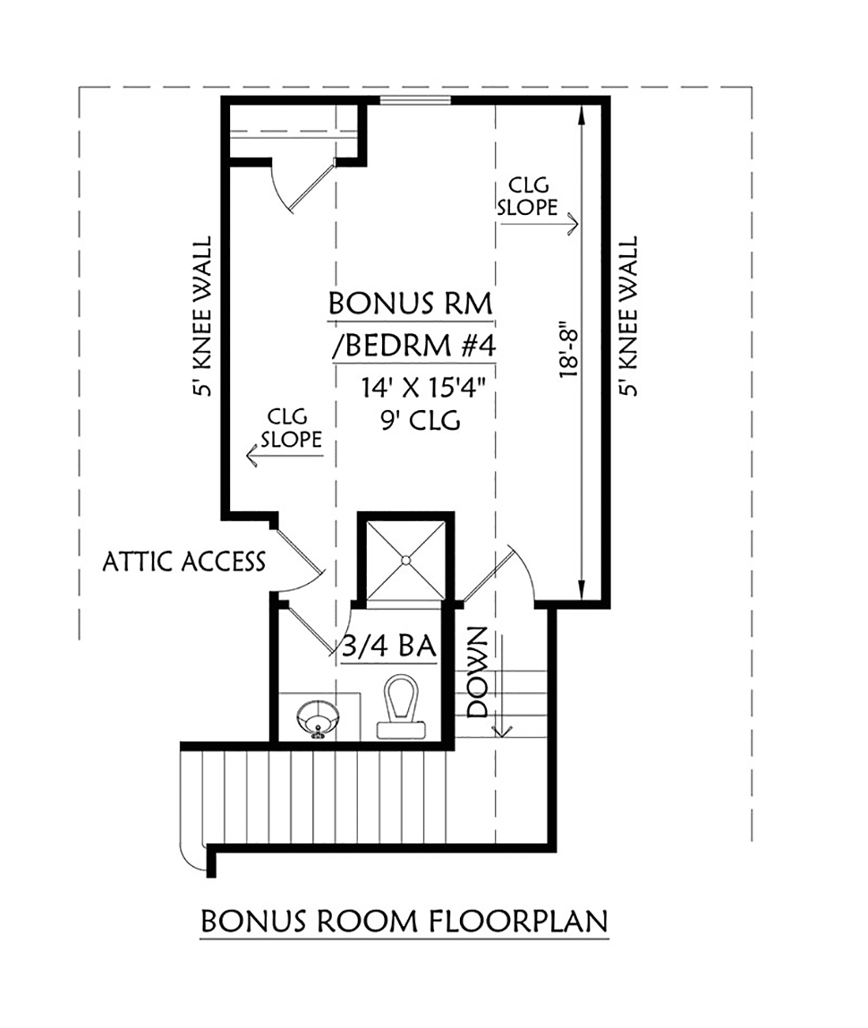House Plan 41409 Level Two