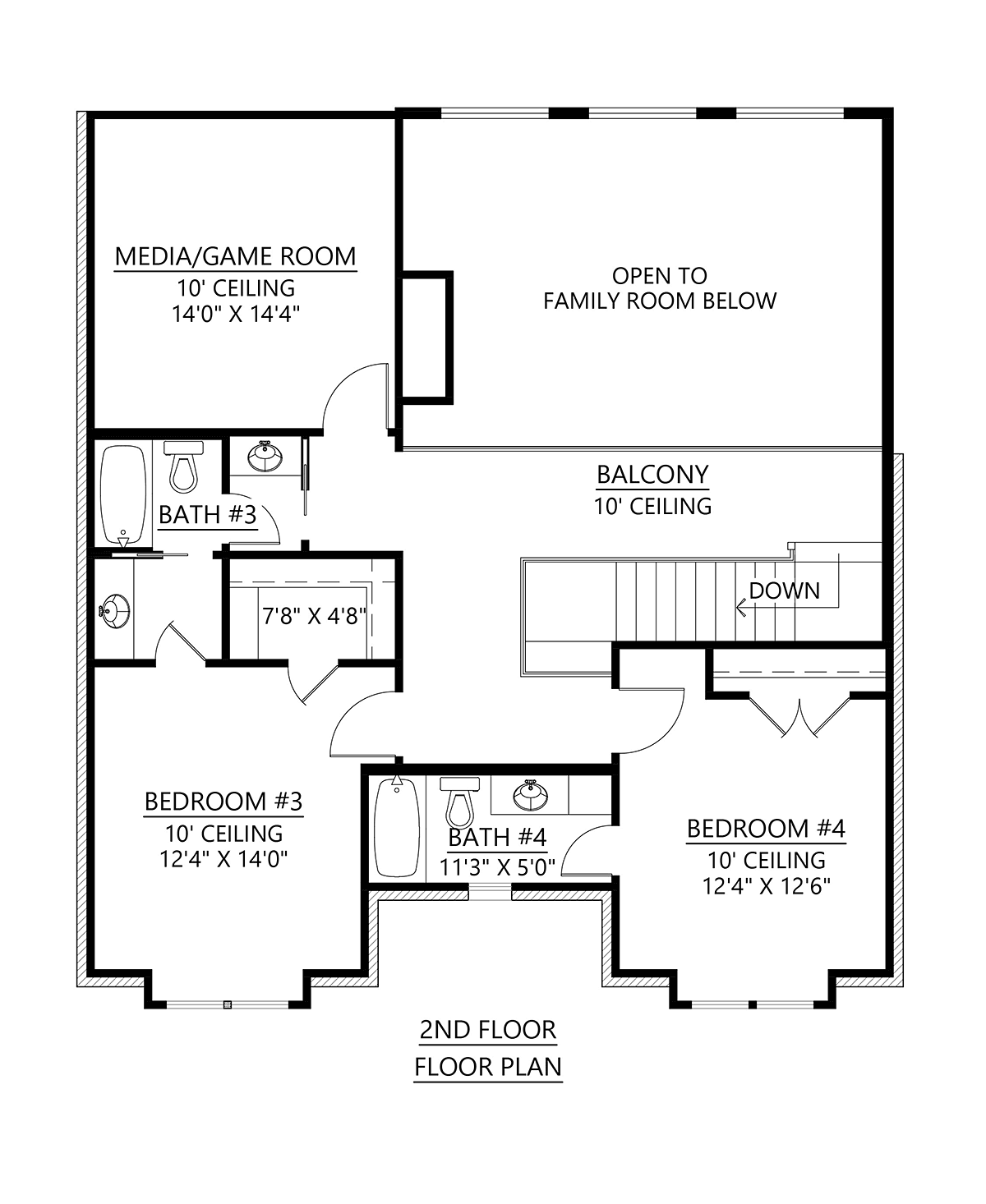House Plan 41435 Level Two