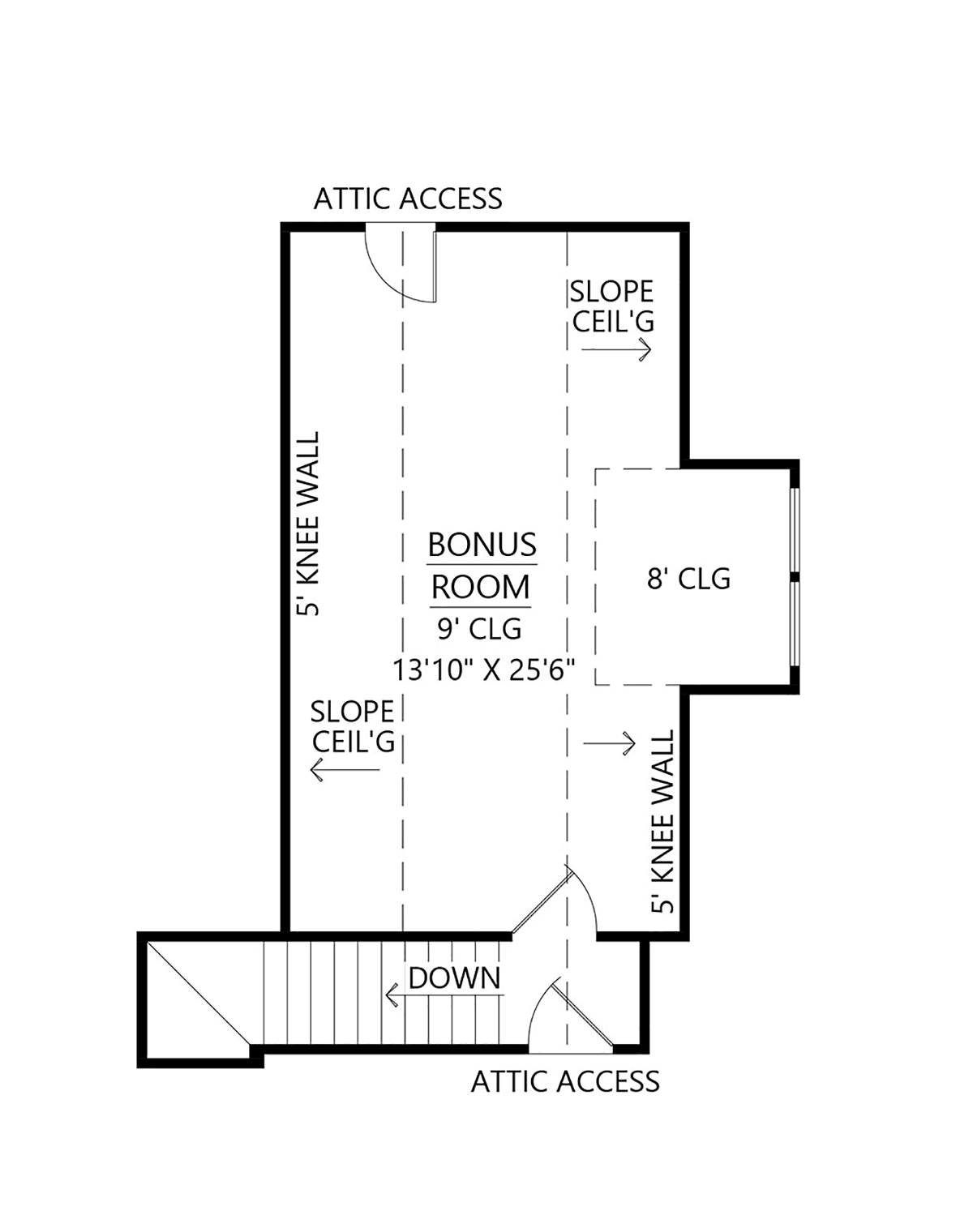 House Plan 41450 Level Two