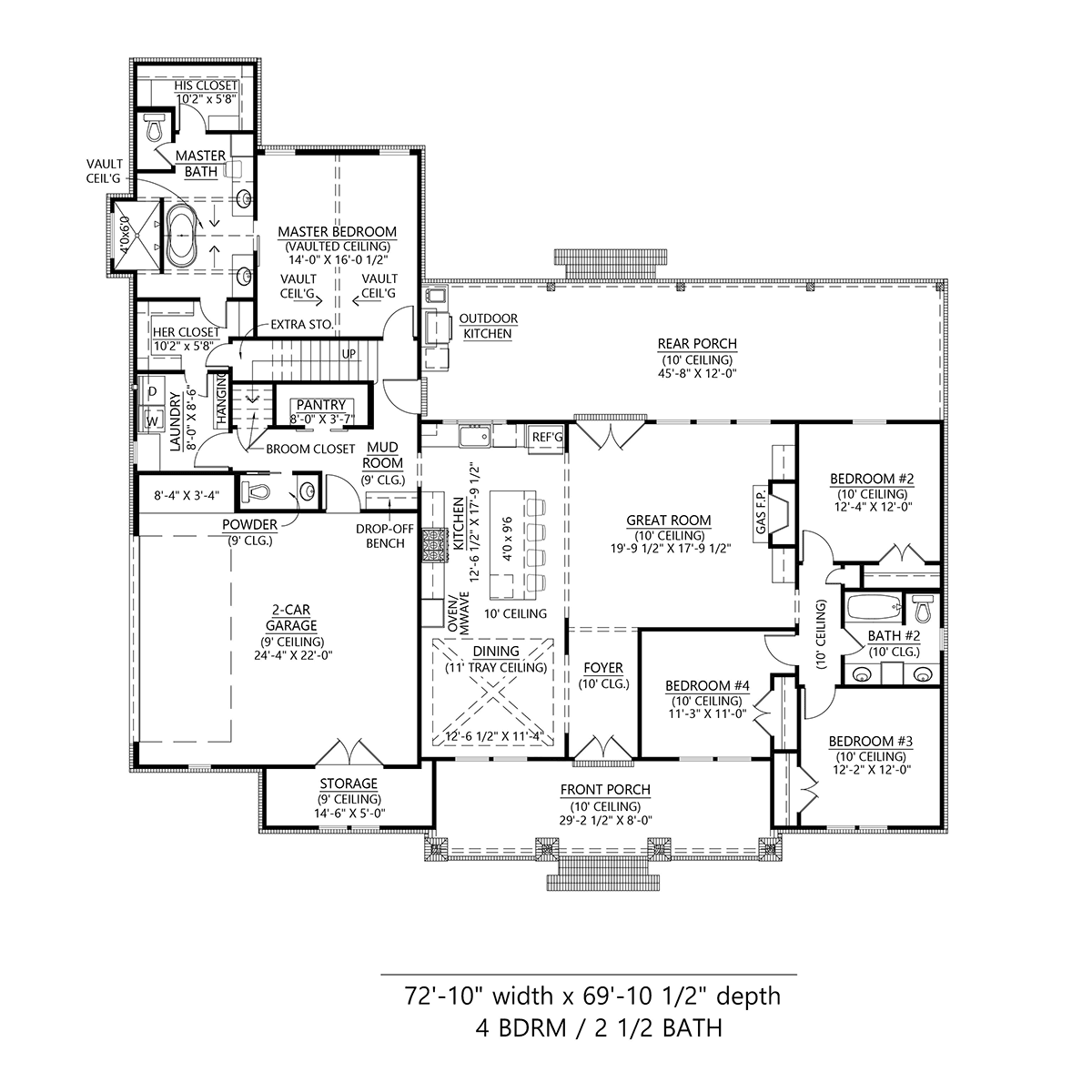 Plan 41456 | Mountain Style House Plan With Outdoor Kitchen