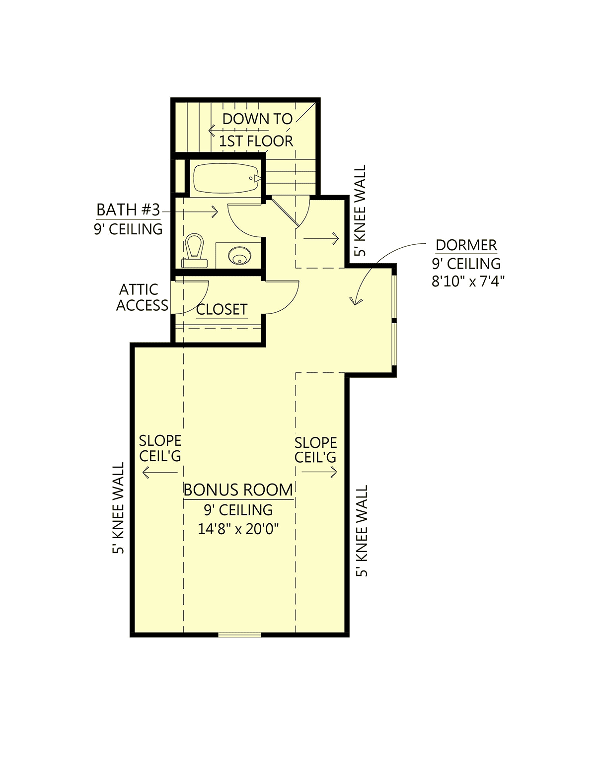 House Plan 41457 Level Two