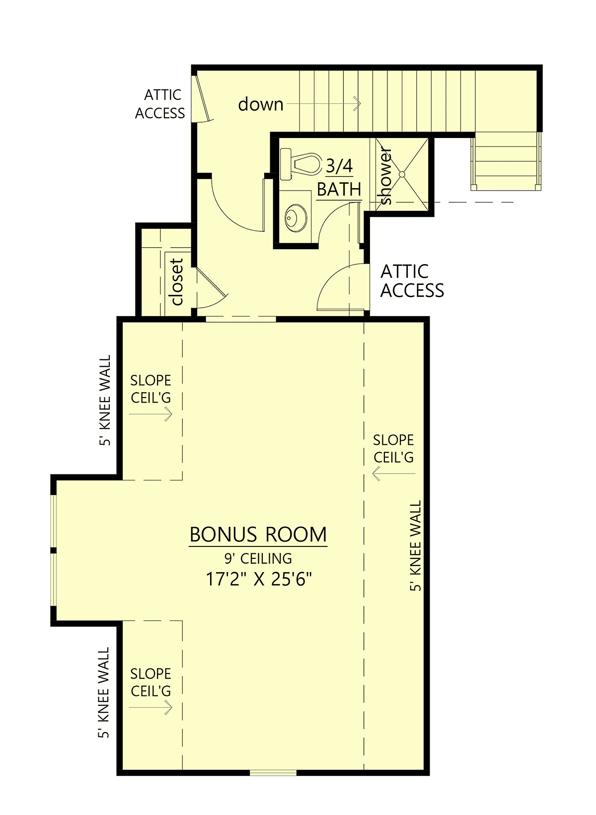 House Plan 41481 Level Two