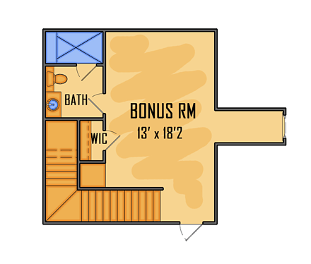 House Plan 41566 Level Two