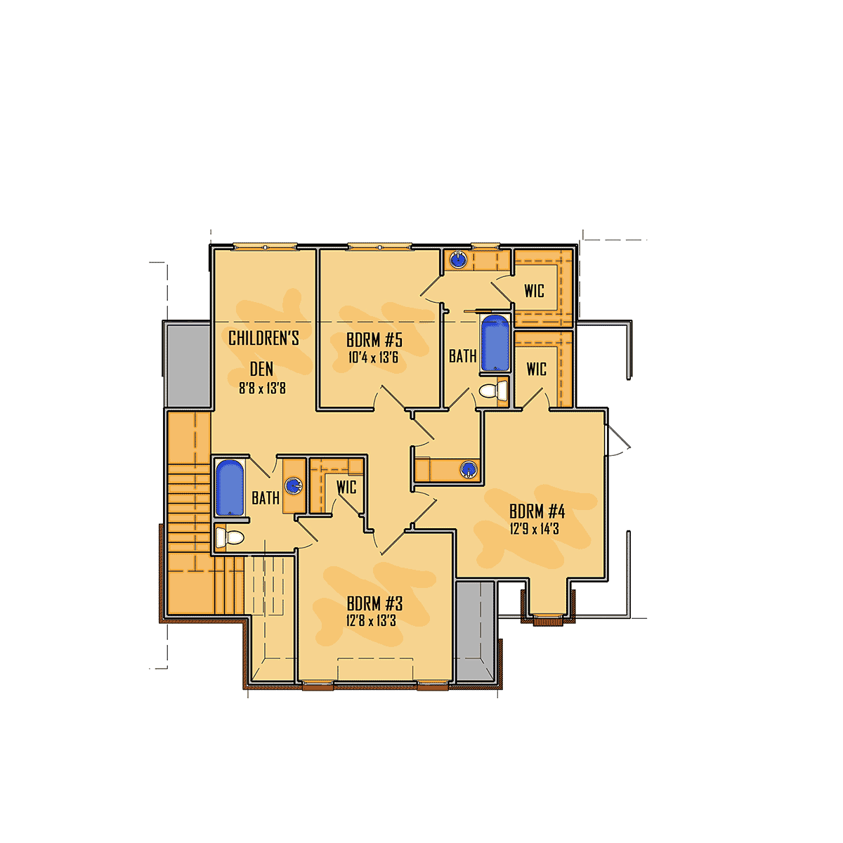 House Plan 41669 Level Two