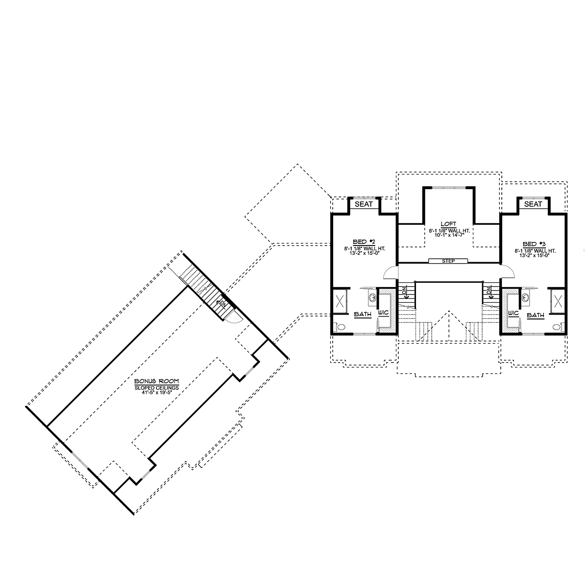 House Plan 41813 Level Two
