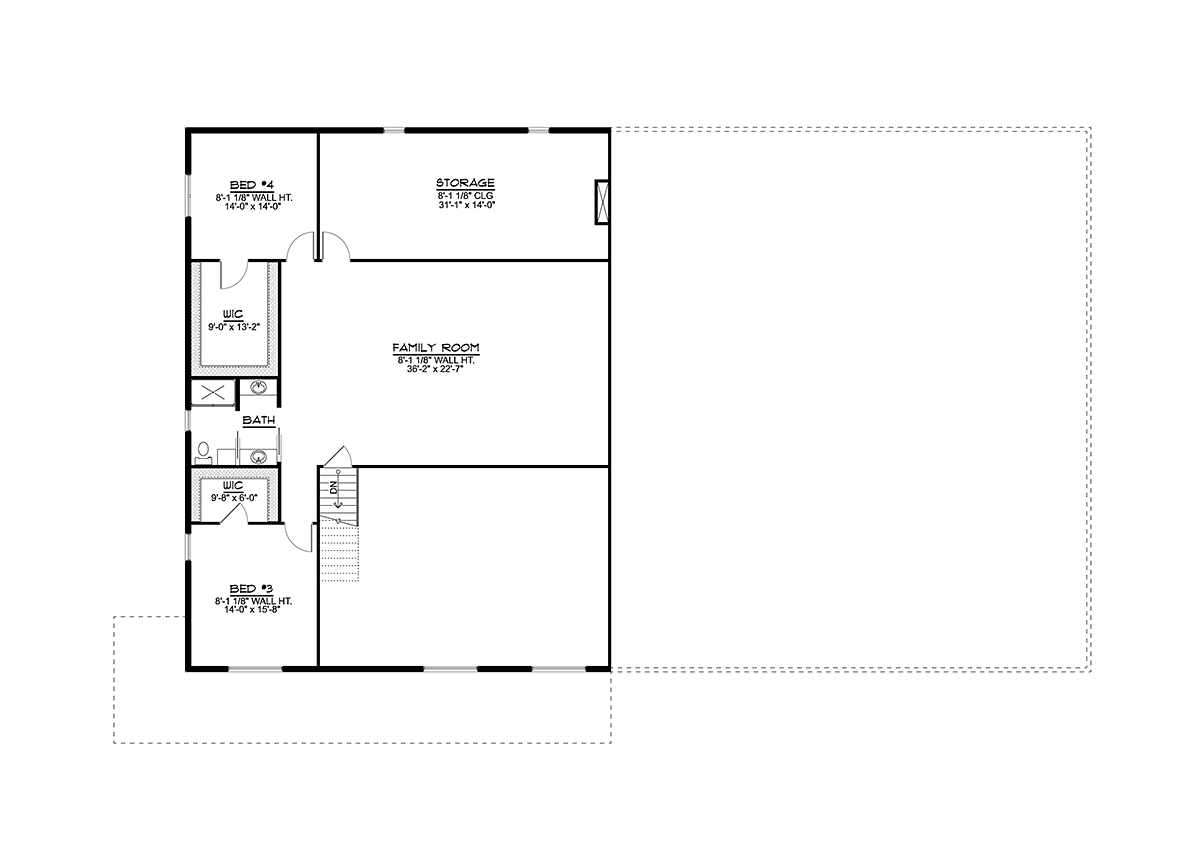 House Plan 41839 Level Two