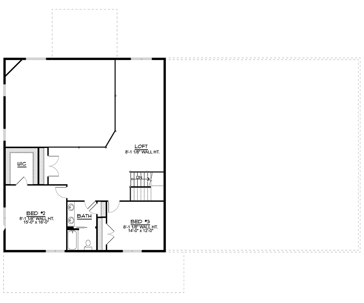 House Plan 41843 Level Two
