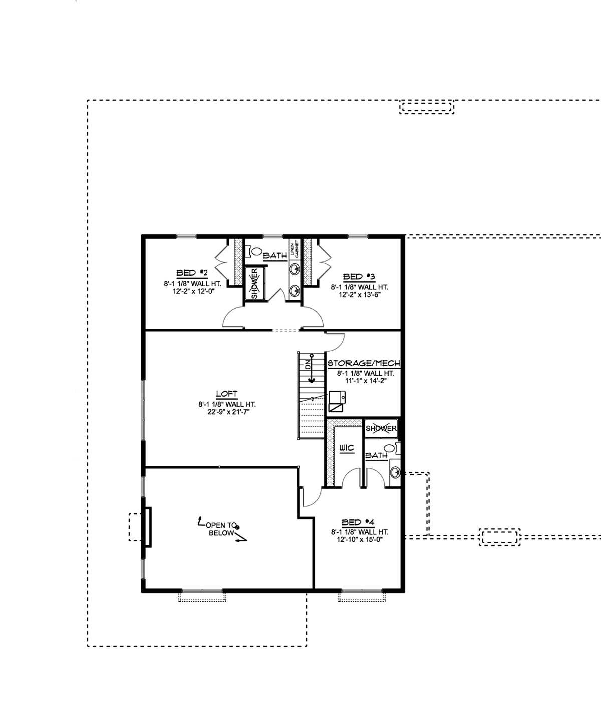 House Plan 41847 Level Two