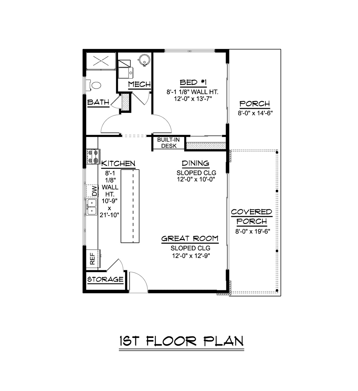 House Plan 41853 Level One