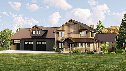 Plan 41867 - 2840 Square Feet