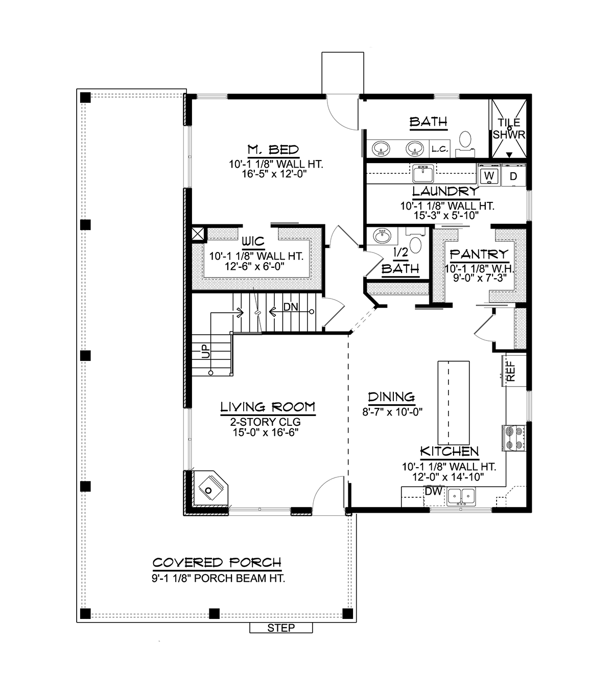 House Plan 41890 Level One