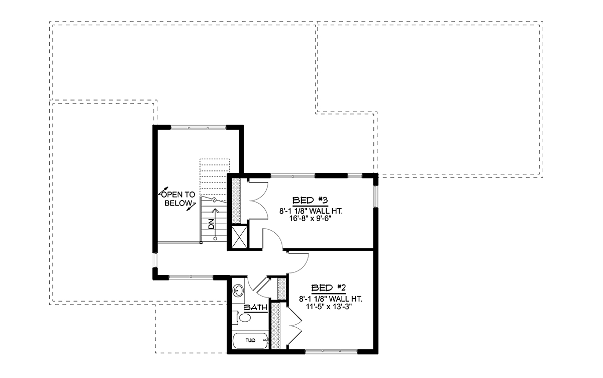 House Plan 41894 Level Two