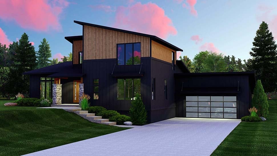 Modern Plan with 2230 Sq. Ft., 3 Bedrooms, 3 Bathrooms, 2 Car Garage Picture 7