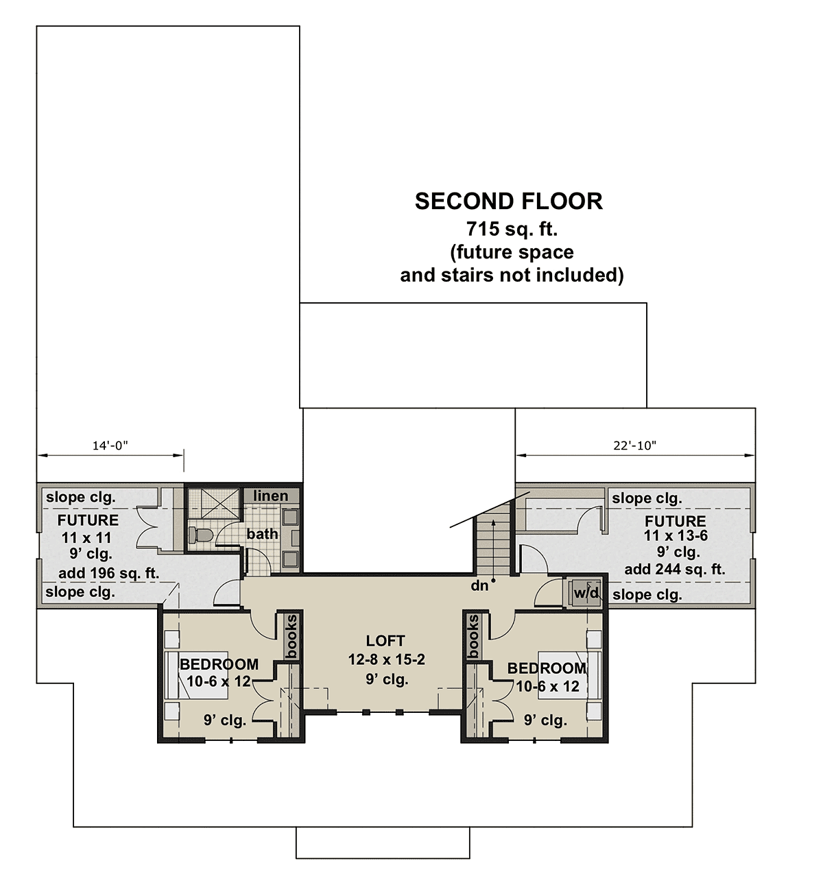 House Plan 41918 Level Two