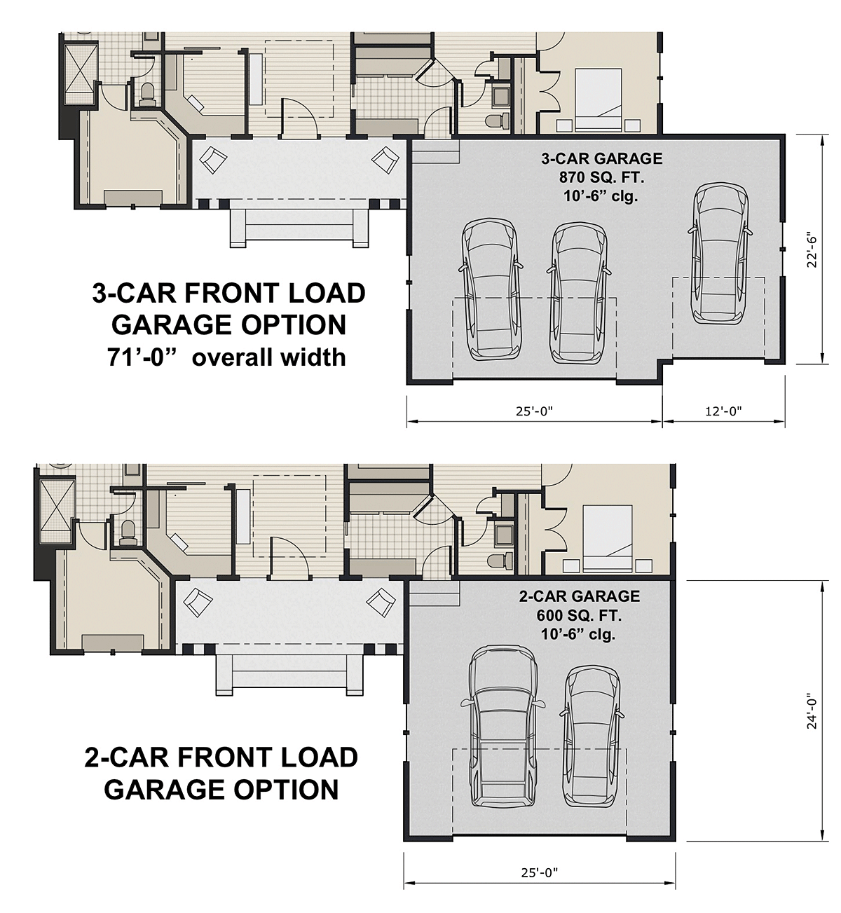 House Plan 41919 Alternate Level One