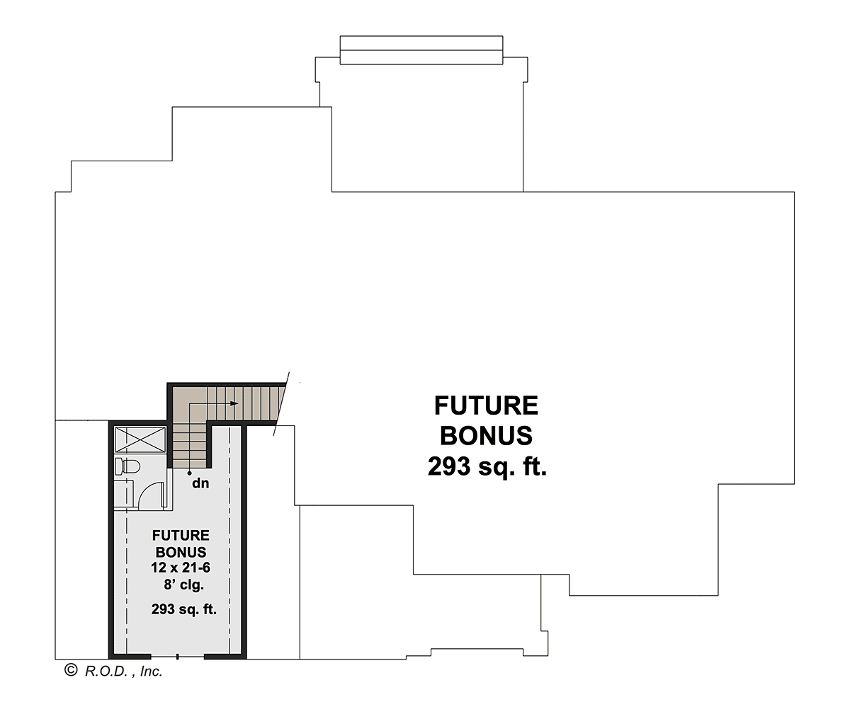 House Plan 41923 Level Two