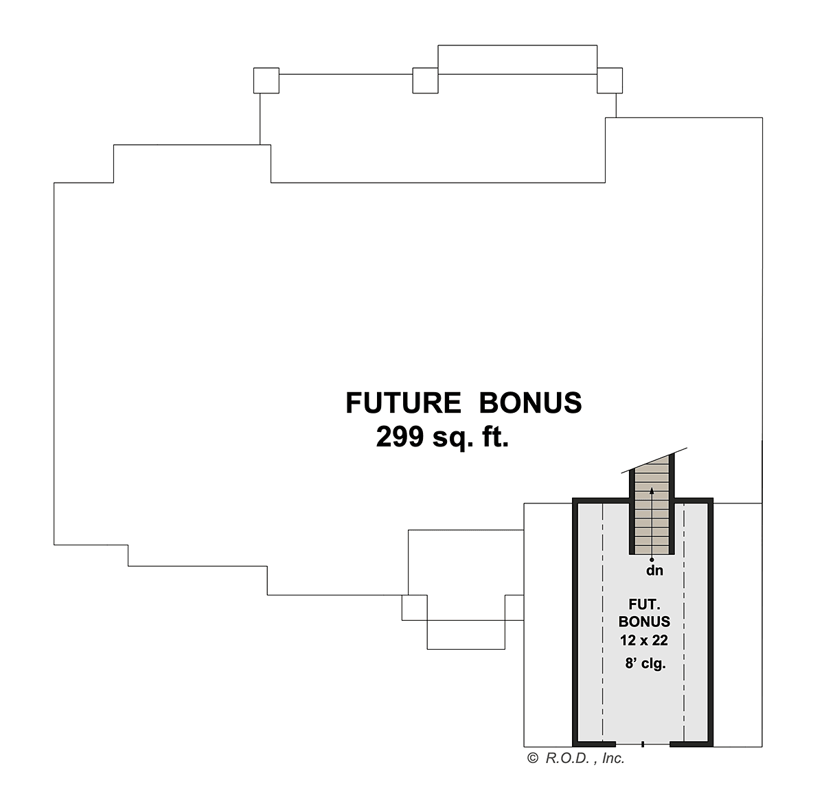 House Plan 41934 Level Two