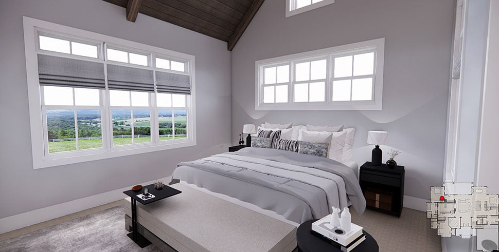 Farmhouse Plan with 3415 Sq. Ft., 4 Bedrooms, 3 Bathrooms, 2 Car Garage Picture 20