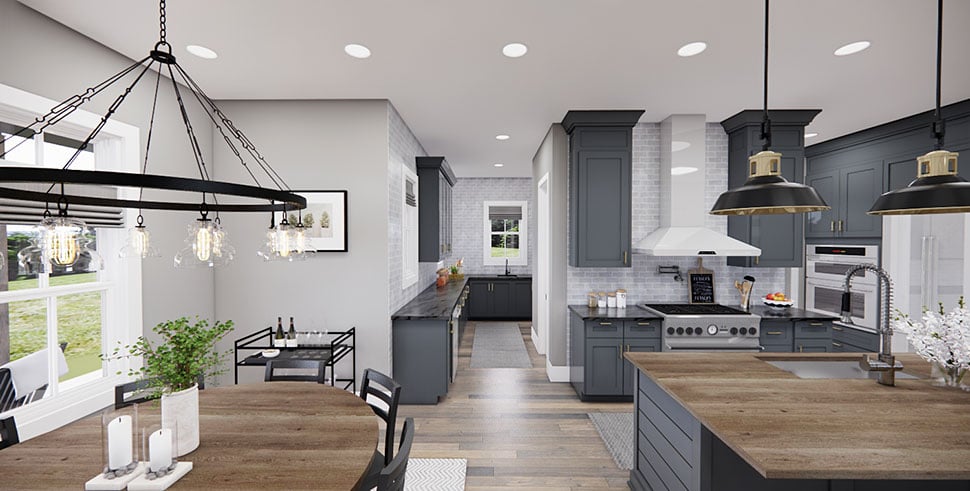 Contemporary, Country, Farmhouse Plan with 3482 Sq. Ft., 4 Bedrooms, 4 Bathrooms, 3 Car Garage Picture 37