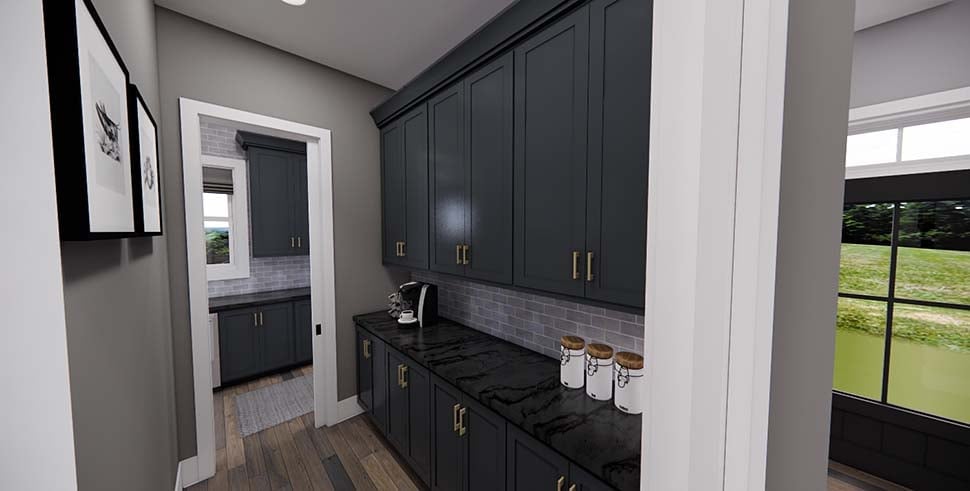 Contemporary, Country, Farmhouse Plan with 3482 Sq. Ft., 4 Bedrooms, 4 Bathrooms, 3 Car Garage Picture 47
