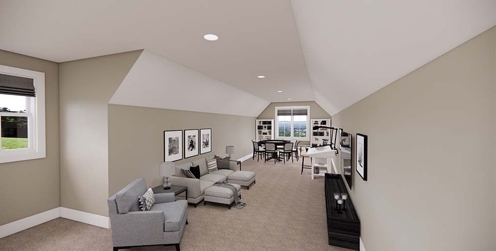 Contemporary, Country, Farmhouse Plan with 3482 Sq. Ft., 4 Bedrooms, 4 Bathrooms, 3 Car Garage Picture 51