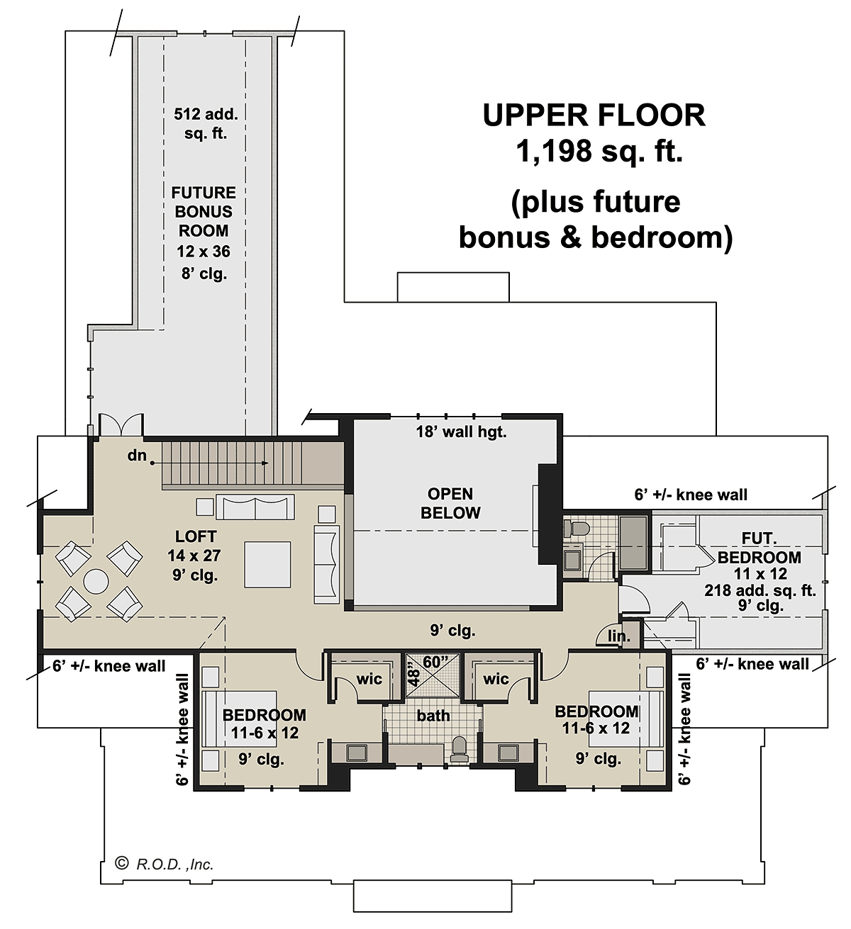 House Plan 41948 Level Two