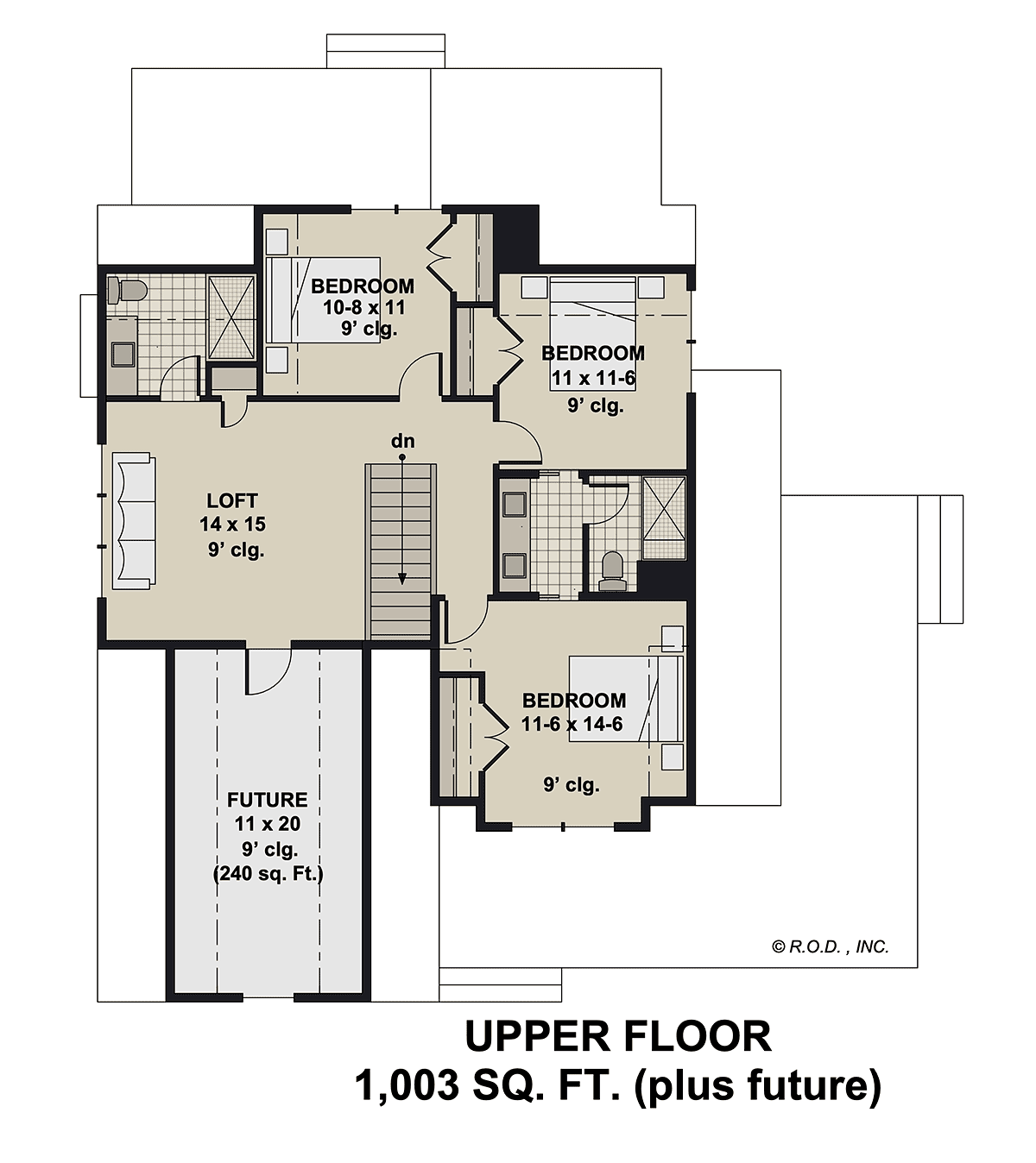 House Plan 41971 Level Two