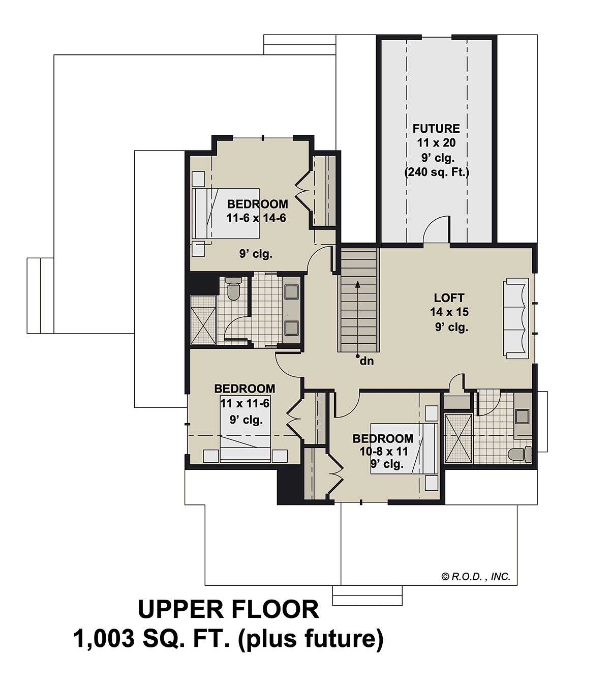 House Plan 41972 Level Two