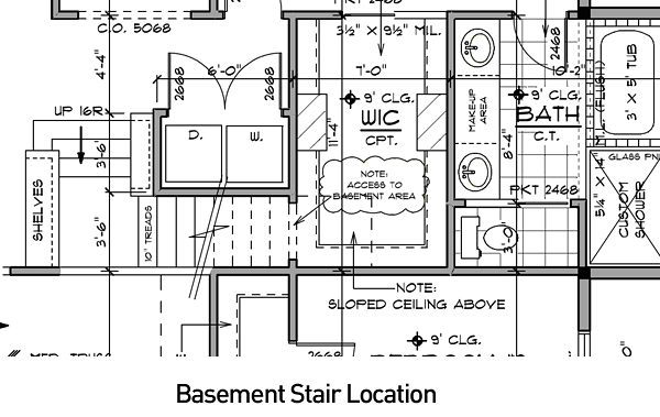 House Plan 42504 Alternate Level One