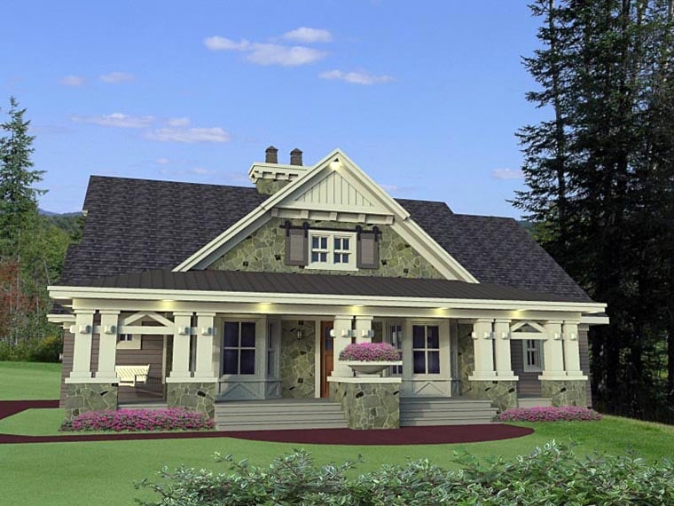 Craftsman Plan with 2322 Sq. Ft., 3 Bedrooms, 3 Bathrooms, 2 Car Garage Picture 11