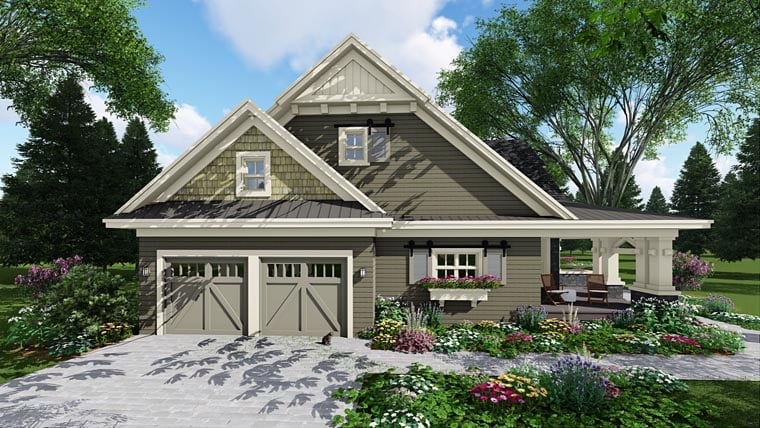 Craftsman Plan with 2322 Sq. Ft., 3 Bedrooms, 3 Bathrooms, 2 Car Garage Picture 10