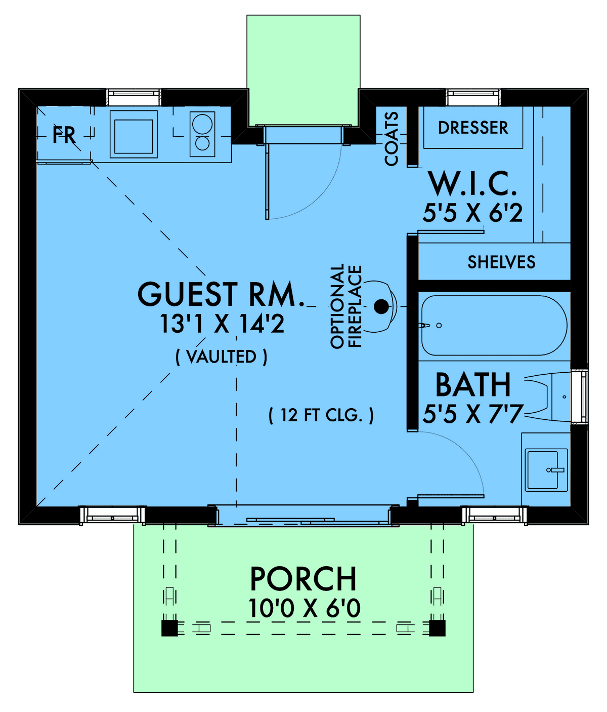 House Plan 42900 Level One